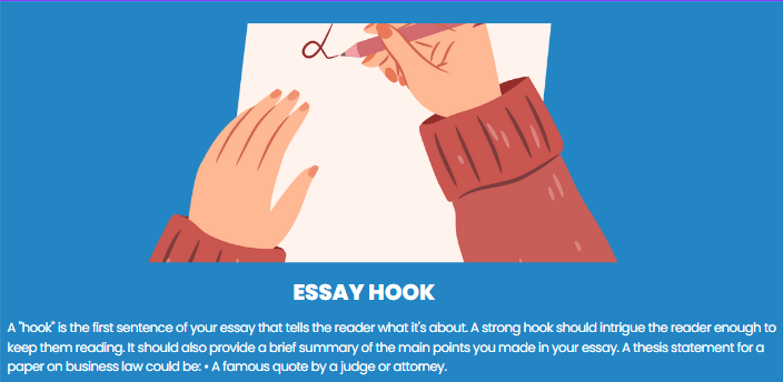 Essay hook for writing a business law essay